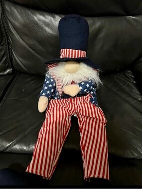 Patriotic Uncle Sam Gnome